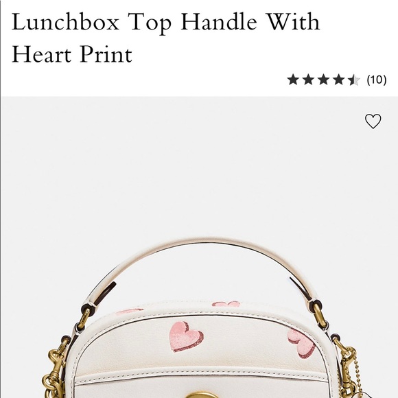 ISO **DO NOT BUY** Coach Lunchbox Top handle with heart print - Picture 3 of 3